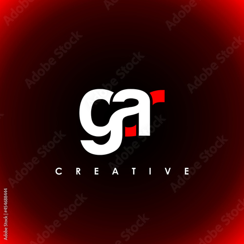 GAR Letter Initial Logo Design Template Vector Illustration