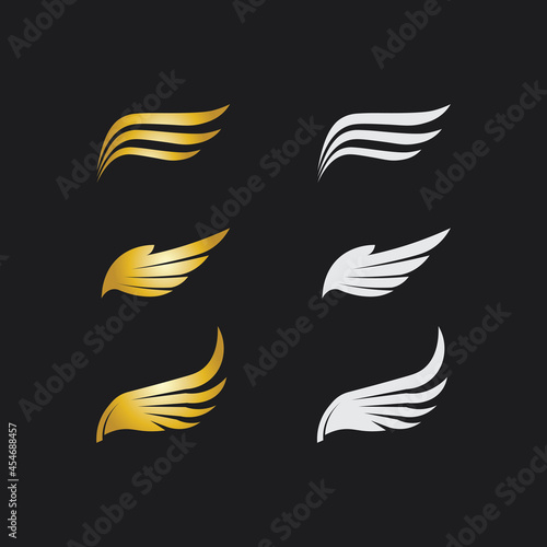 Falcon Logo Template vector wings