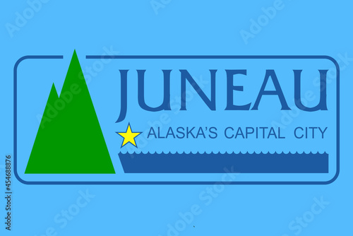 Juneaue Alaska City Flag