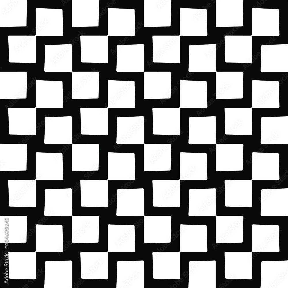 Seamless vector pattern in geometric ornamental style. Black and white pattern. Seamless vector pattern in geometric ornamental style. Black and white pattern.