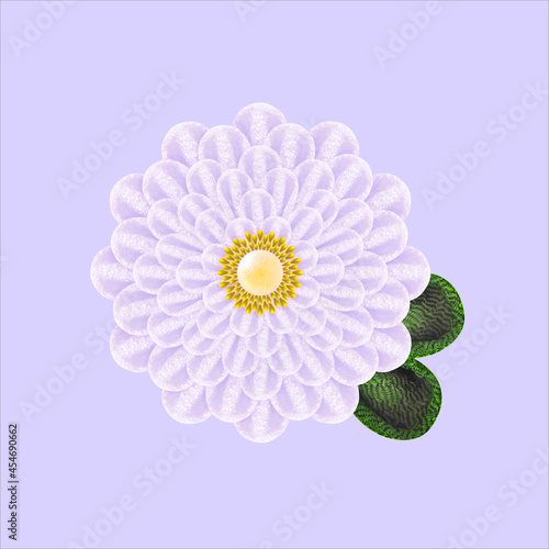 つまみ細工で作られた花のグラフィックとベクター背景