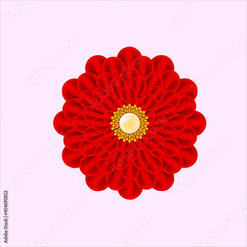 つまみ細工で作られた花のグラフィックとベクター背景