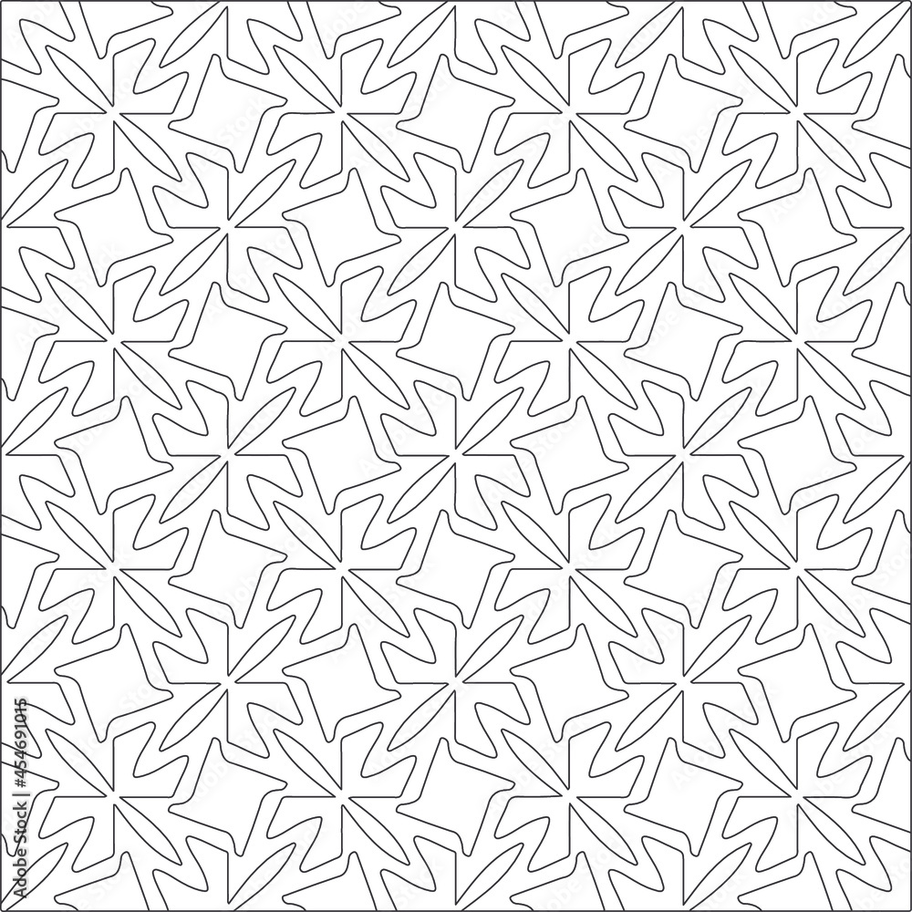 Vector pattern with symmetrical elements . Modern stylish abstract texture. Repeating geometric tiles from striped elements. Vector pattern with symmetrical elements . Modern stylish abstract texture. Repeating geometric tiles from striped elements.