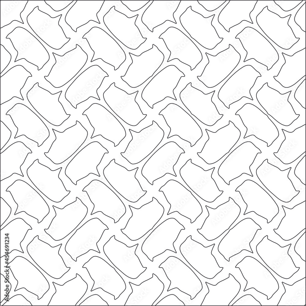 Vector pattern with symmetrical elements . Modern stylish abstract texture. Repeating geometric tiles from striped elements. Vector pattern with symmetrical elements . Modern stylish abstract texture. Repeating geometric tiles from striped elements.
