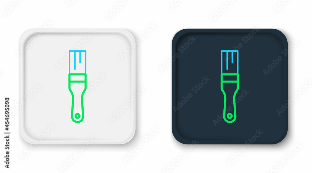 Line Paint brush icon isolated on white background. Colorful outline concept. Vector Line Paint brush icon isolated on white background. Colorful outline concept. Vector