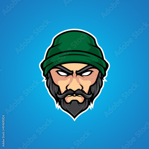 Old Man e Sport Mascot Logo