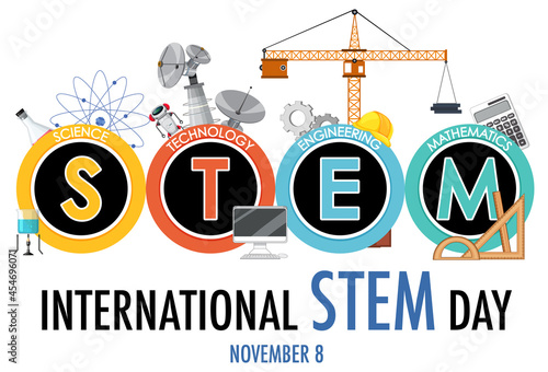 International STEM Day on November 8th logo banner