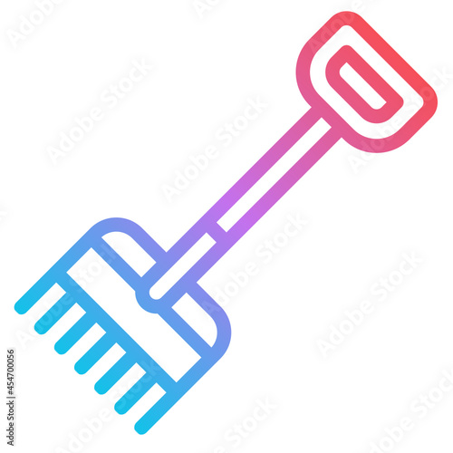 rake gradient icon