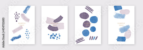 モダンなテクスチャのあるカードセット