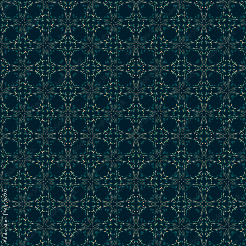 Abstract seamless pattern with diamonds flowers Abstract seamless pattern with diamonds flowers