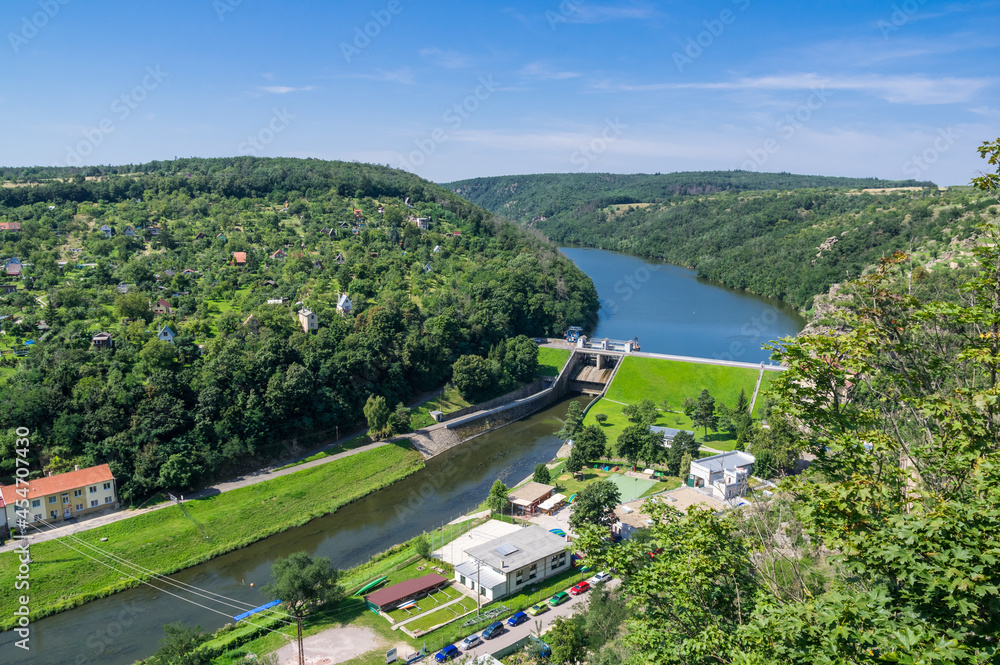 Dyje river near Znojmo, Czechia