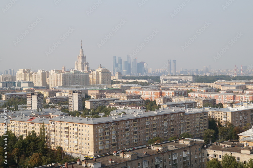 Moscow: view of the roofs