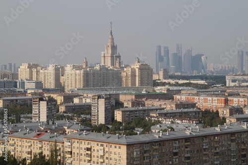 Moscow  view of the roofs