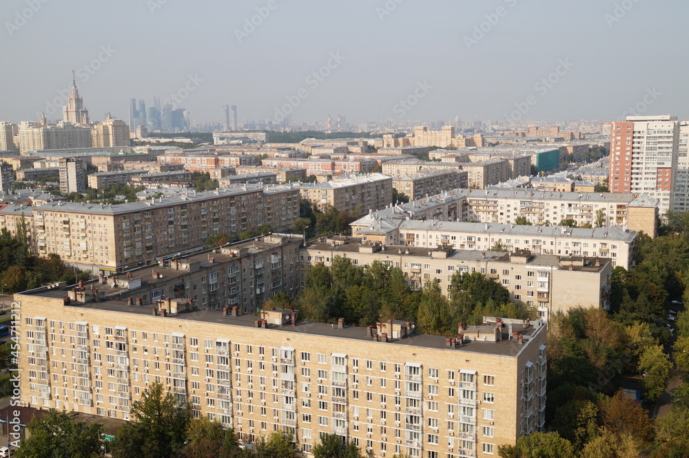 Moscow: view of the roofs

