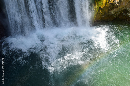 View of a waterfall of Kefrida, Bejaia, Algeria.