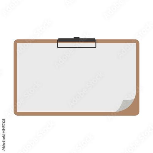 Illustration vector graphic of Clipboard Horizontal suitable for education content