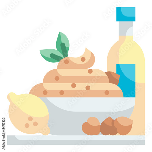 hummus flat icon