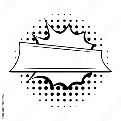 Comic retro background, vector. Abstract comic background for label and banner. Useful for pop art design, ribbon and comic book. Creative art design, vector illustration