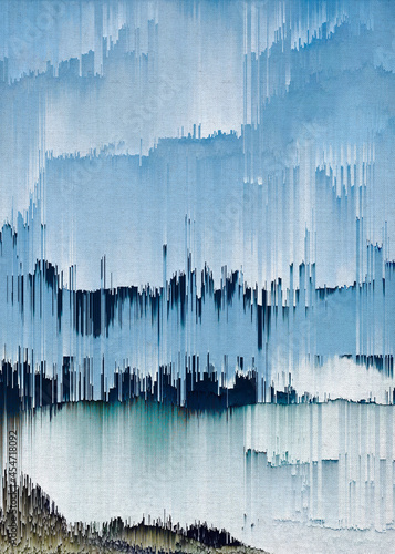 Abstract Colorful Glitch Geometrical Artwork Poster,Abstract Graphical Painting Art Background Texture,Modern Conceptual Art,3D Rendering,
3D Illustration,Gift for 