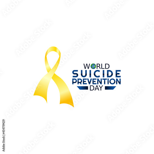 vector graphic of world suicide prevention day good for world suicide prevention day celebration. flat design. flyer design.flat illustration.