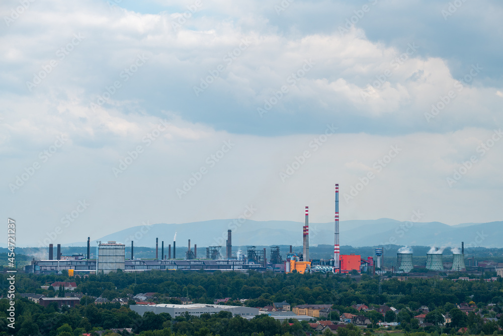 Industrial metallurgical plant in Ostrava (Czech Republic) Industrial metallurgical plant in Ostrava (Czech Republic)
