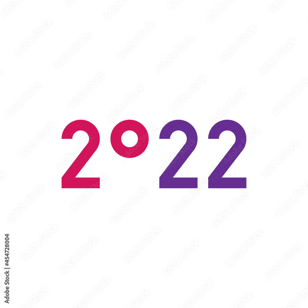 Original Inscription for new year 2022. Flat Vector Illustration EPS10. Original Inscription for new year 2022. Flat Vector Illustration EPS10.