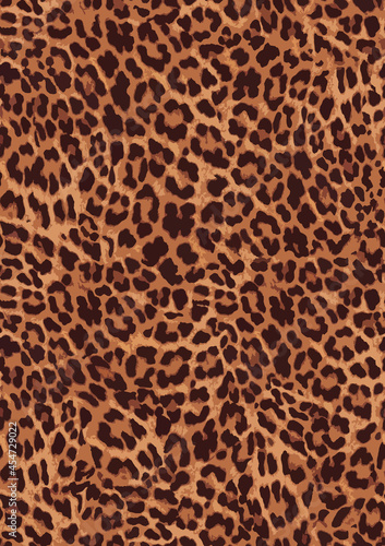Leopard skin pattern design for print seamless