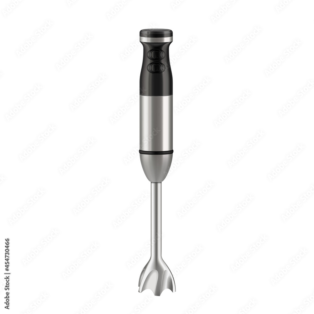 Blender Kitchen Electronic Cooking Gadget Vector. Immersion Blender Electrical Kitchenware For Preparing And Blending Nutrient, Mixer Food Processor Utensil. Appliance Mockup Realistic 3d Illustration Blender Kitchen Electronic Cooking Gadget Vector. Immersion Blender Electrical Kitchenware For Preparing And Blending Nutrient, Mixer Food Processor Utensil. Appliance Mockup Realistic 3d Illustration