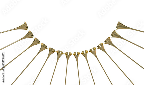 Fotografía Medieval Trumpet Circle