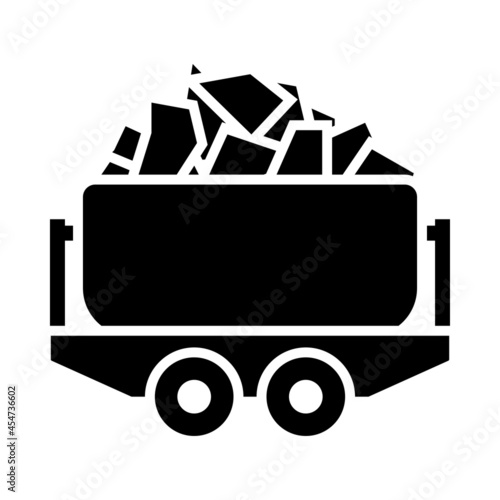 Mine Coal Trolley Icon
