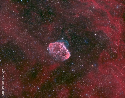 The Wolf-Rayet nebula NGC 6888 or the Crescent nebula in Cygnus
