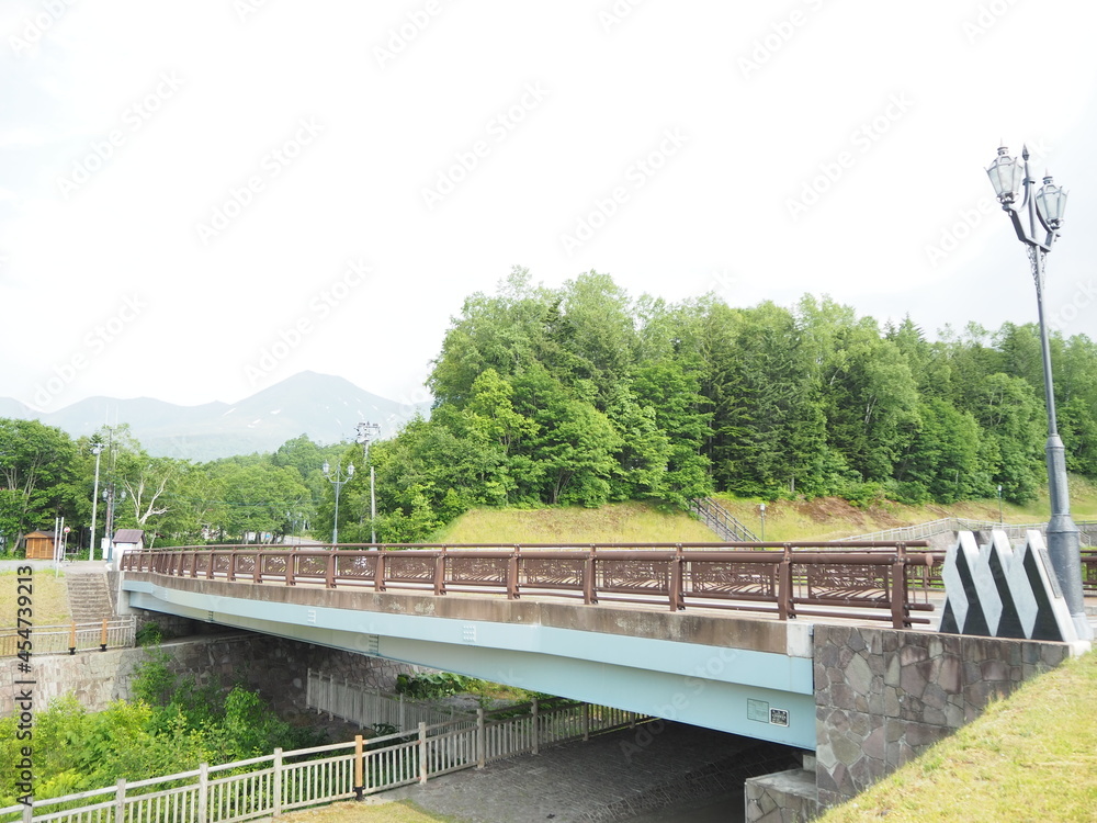 北海道の美瑛の観光地「永光橋」
