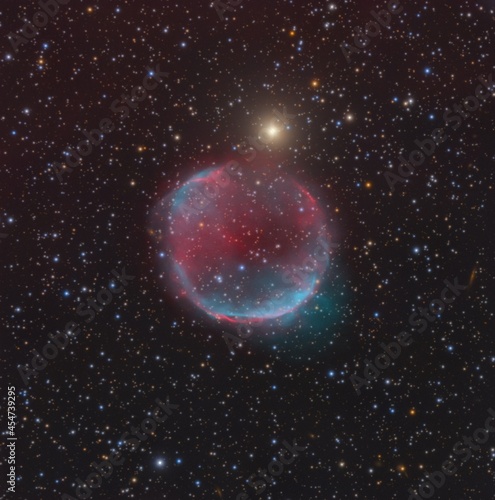 The planetary nebula Strottner-Drechsler 20 or Aurore's nebula in the constellation Puppis