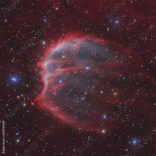 The planetary nebula Strottner-Drechsler object 9 in the constellation Puppis