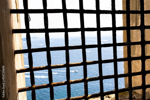 Il Golfo di Napoli visto dall'ex carcere di Procida a Palazzo D'Avalos photo