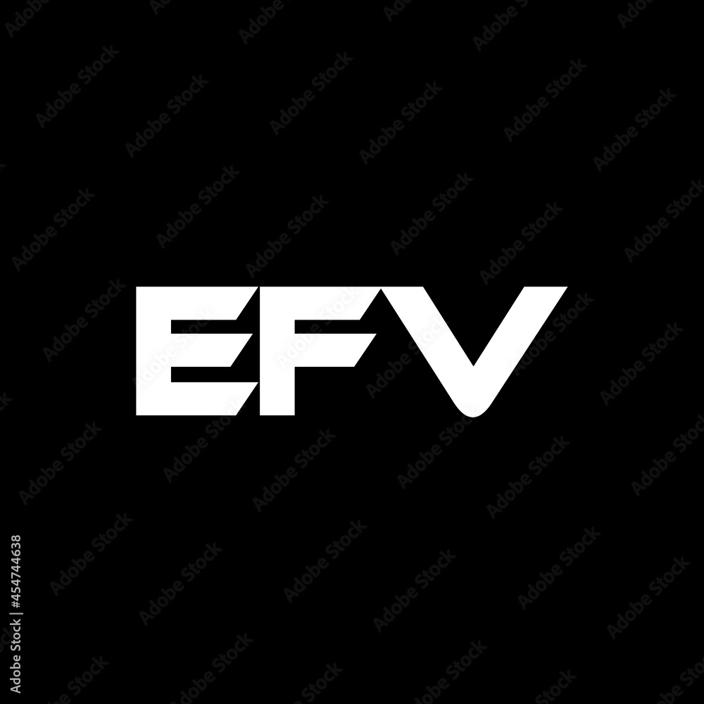 EFV letter logo design with black background in illustrator, vector logo modern alphabet font overlap style. calligraphy designs for logo, Poster, Invitation, etc. EFV letter logo design with black background in illustrator, vector logo modern alphabet font overlap style. calligraphy designs for logo, Poster, Invitation, etc.