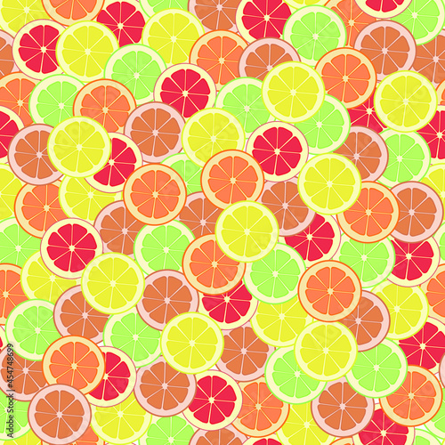 colorful orange vector pattern design