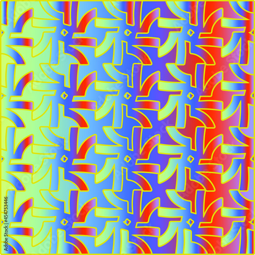 pattern with multicolored shapes.abstract background for children's parties. 