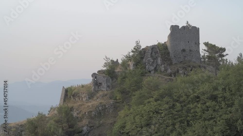 ancient castle of senerchia, irpinia, avellino, italy photo