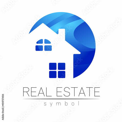 Real Estate Logo Design in Vector with Branding Elements for real estateproperty industry House Symbol for Brand Identity Business Company photo