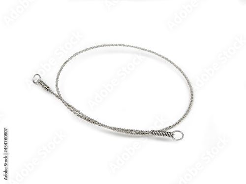 wire surgical saw on a white background