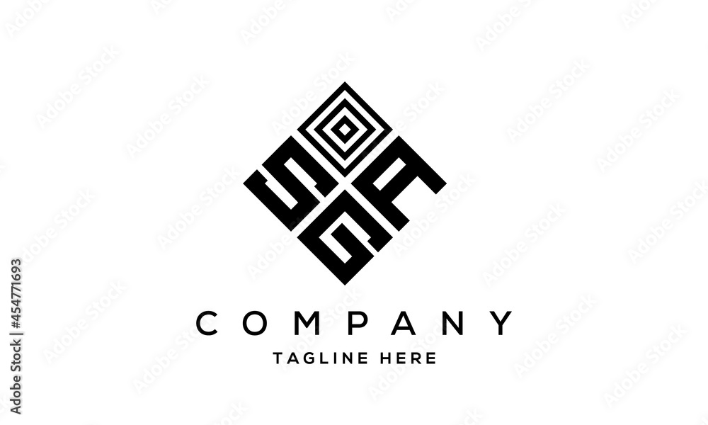 SAG square three latter logo vector SAG square three latter logo vector