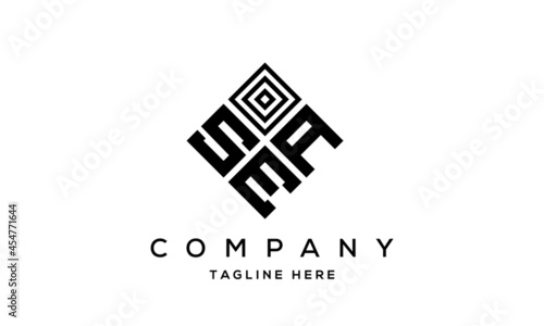 SAE square three latter logo vector