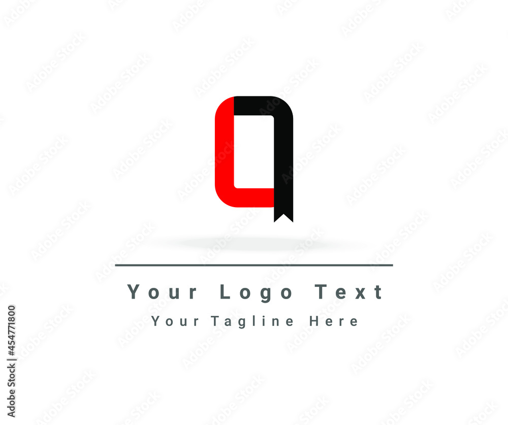 Vetor de Initial Q Letter Logo Design Vector Template. Monogram and ...