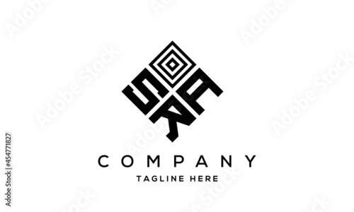 SAR square three latter logo vector