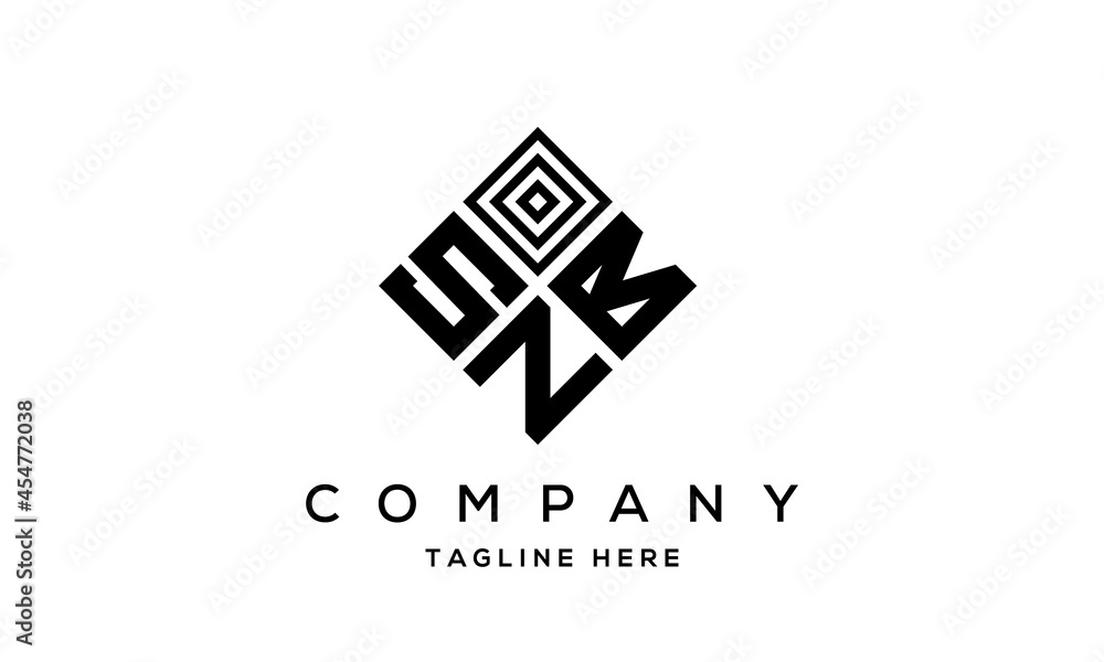 SBN square three latter logo vector SBN square three latter logo vector