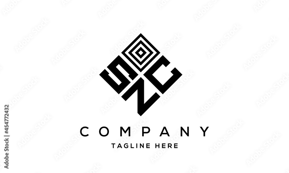 SCN square three latter logo vector SCN square three latter logo vector