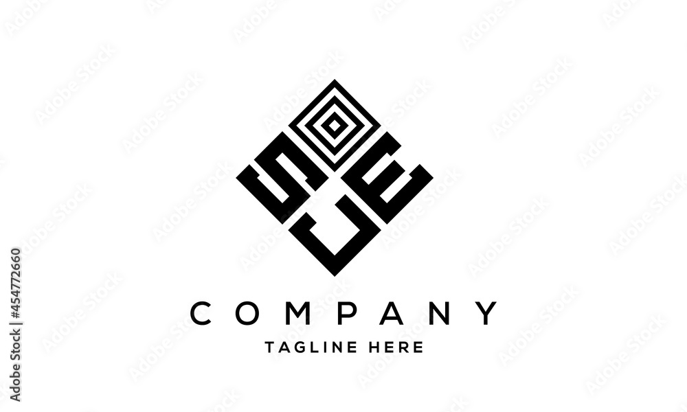 SEJ square three latter logo vector SEJ square three latter logo vector