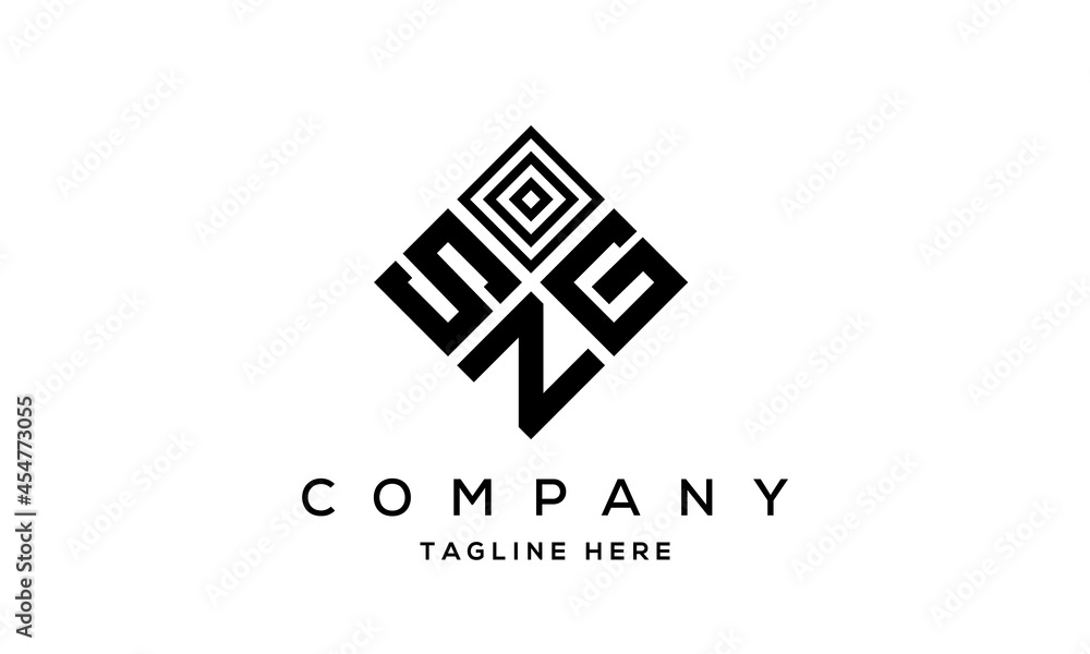 SGN square three latter logo vector SGN square three latter logo vector