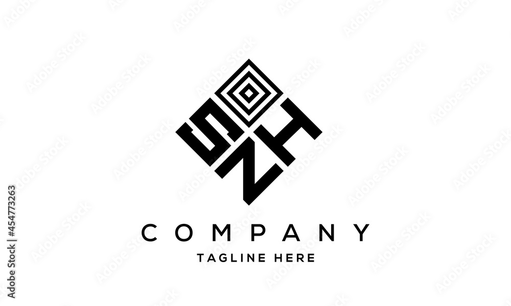 SHN square three latter logo vector SHN square three latter logo vector